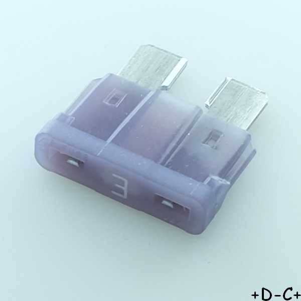 Fusible auto 3A 32VDC 19.1x5.1x12.3mm 0287003.L Littelfuse - Distri-Compo