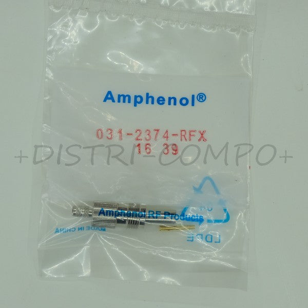 Connecteur TNC femelle 0Hz à 11GHz 50ohm à sertir 031-2374-RFX Amphenol