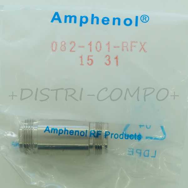 Adaptateur N femelle vers N femelle 50ohm 11GHz 082-101-RFX Amphenol RF