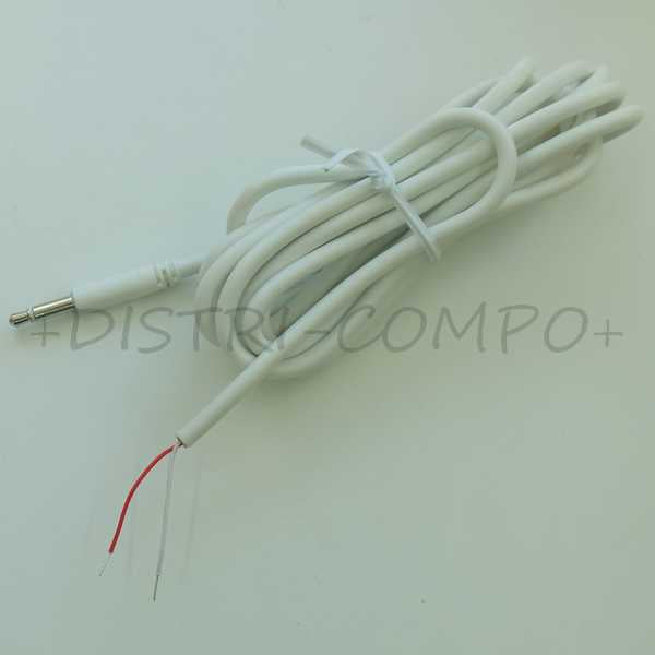 Câble Jack 3.5mm mono mâle vers 2 fils AWG28 1m83 10-00335 Tensility - Distri-Compo