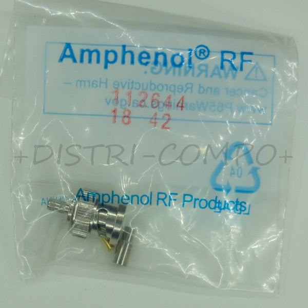 Fiche BNC mâle RG179 75ohm à sertir 112644 Amphenol RF