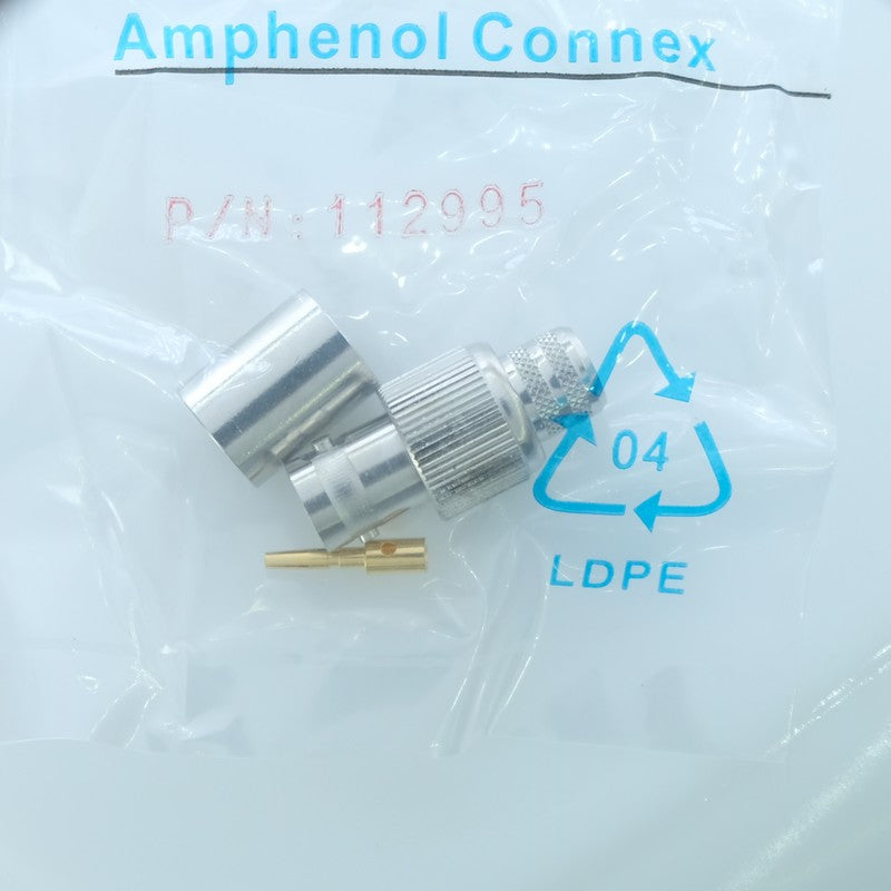 Connecteur BNC femelle à sertir 6GHz 50Ohm LMR-400-UF 112995 Amphenol - Distri-Compo