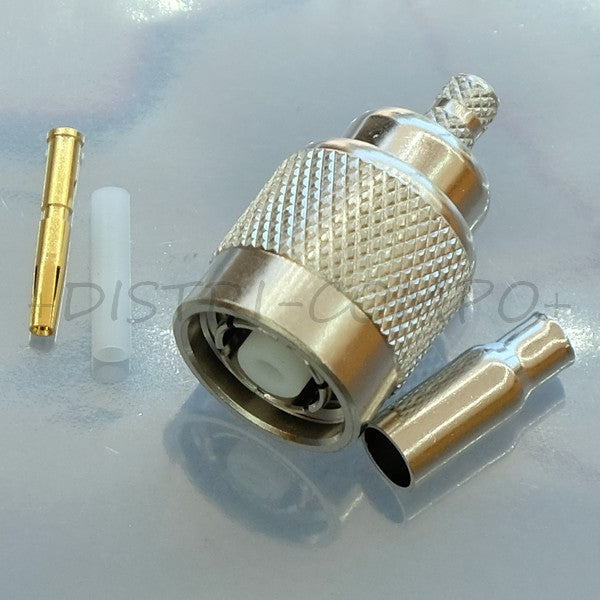 Fiche TNC Plug Reverse à sertir RG316/174 122116RP Amphenol
