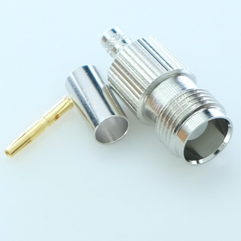 Connecteur TNC à sertir 0Hz to 11GHz 50Ohm AmphenolRF 122373 - Distri-Compo