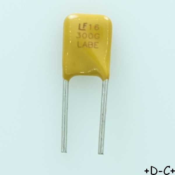 Fusible réarmable PTC 3A 5.1A 16VDC 100A 16R300GU Littelfuse