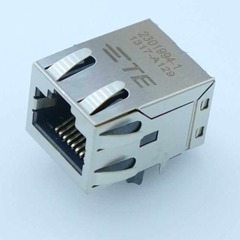 Embase RJ45 8 positions 1.27mm à souder Cat5 2301994-1 TE