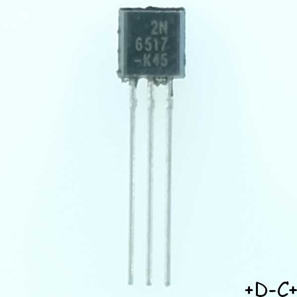 2N6517 Transistor BJT NPN 350V 500mA 625mW TO-92 ONS RoHS