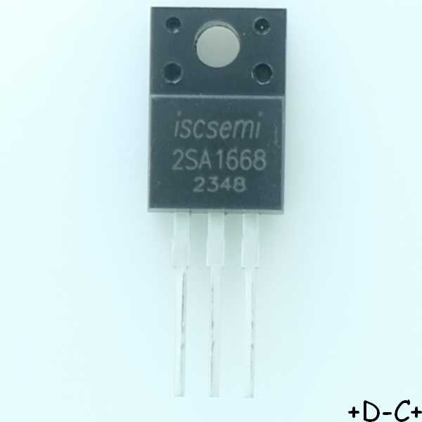 2SA1668 Transistor PNP 200V 2A TO-220ISO Inchange RoHS