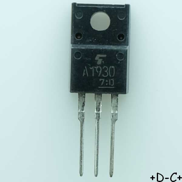2SA1930 Transistor PNP 180V 2A 20W TO-220ISO Toshiba RoHS