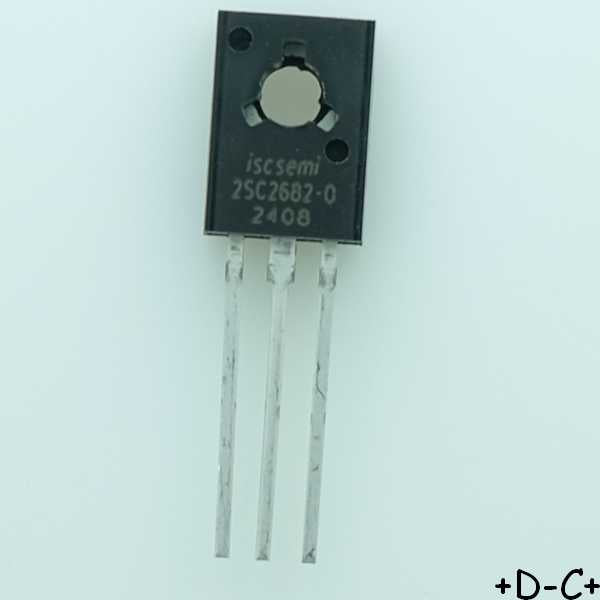 2SC2682 Transistor NPN 180V 100mA TO-126 Inchange