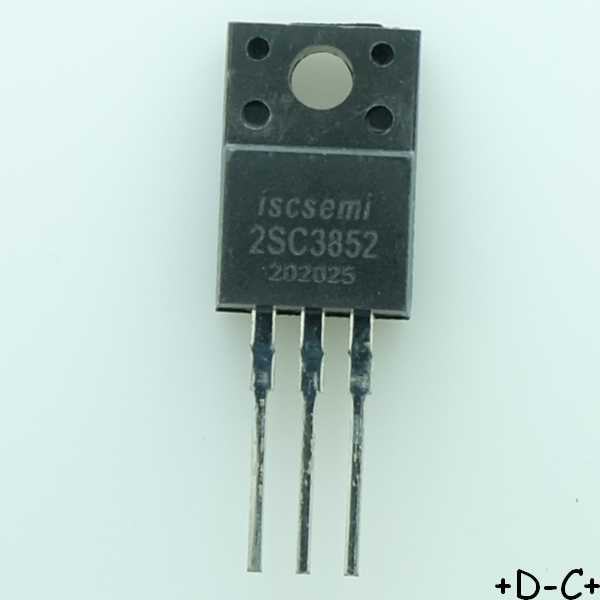 2SC3852 Transistor NPN 80V 3A TO-220ISO Inchange