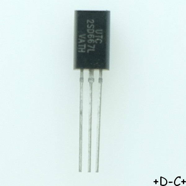 2SD667 Transistor NPN 120V 1A TO-92MOD UTC RoHS