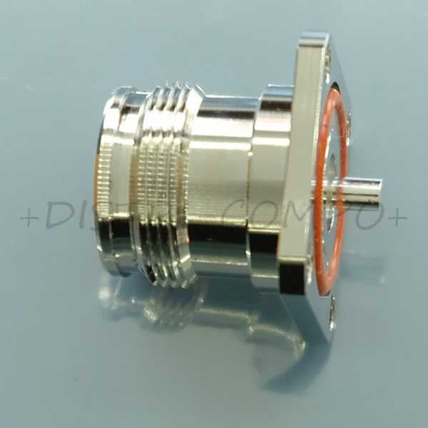 Connecteur panneau 4.3-10 femelle IP68 50ohm 6GHz 431-129J-52S Amphenol RF