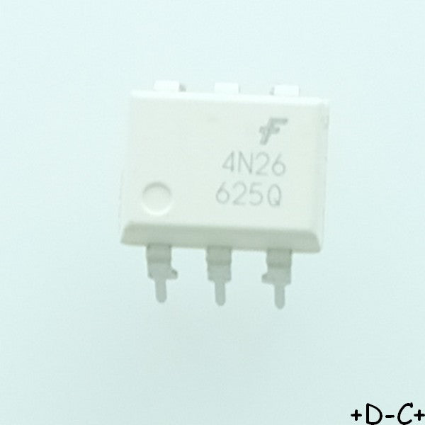 4N26M Optocoupleur phototransistor DIP-6 Fairchild RoHS
