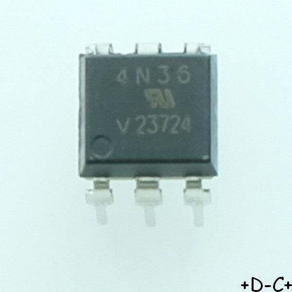 4N36 Optocoupleur sortie transistor DIP-6 Vishay RoHS