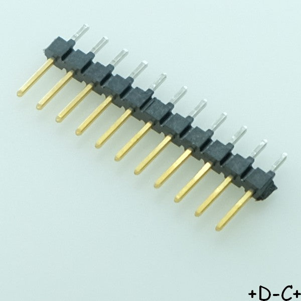 Barrette 1x10 contacts 2.54mm vertical carte à carte 5-146868-1 TE