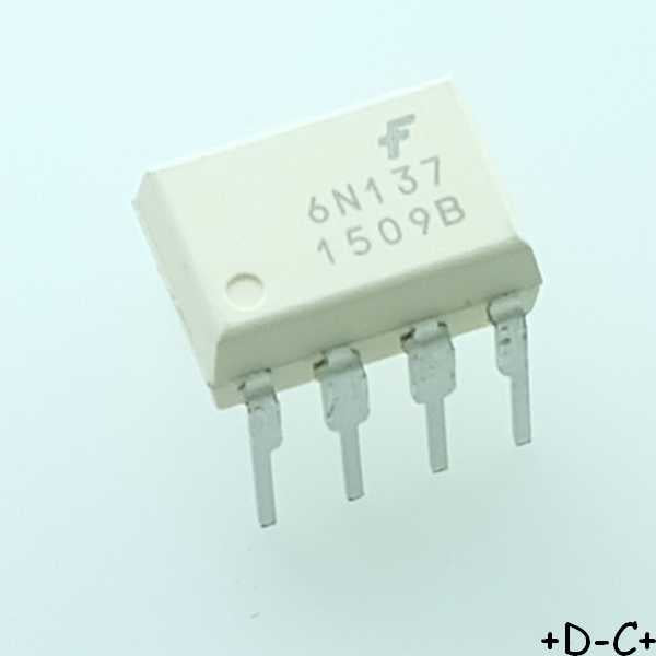 6N137M Optocoupleur sortie numerique DIP-8 Fairchild RoHS