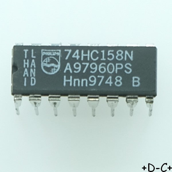 74HC158N TTL Quad 2-Channel multiplexer DIP-16 Philips