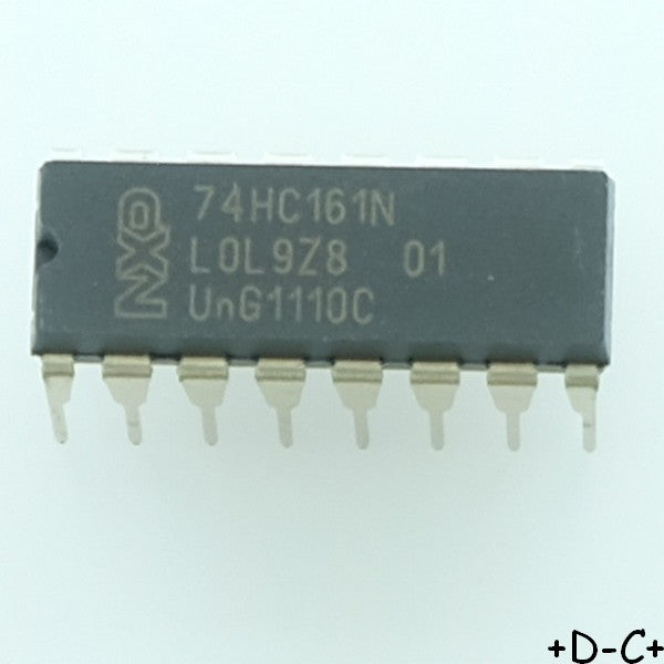 74HC161N Counter Single 4-Bit DIP-16 NXP