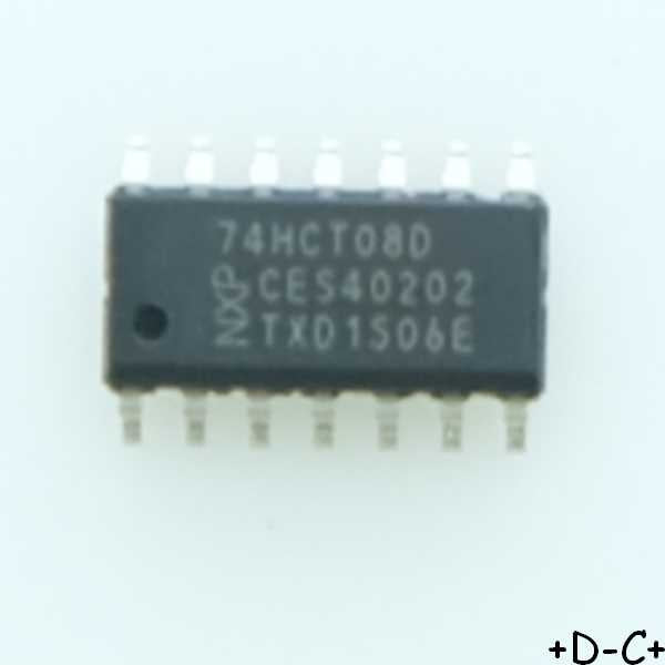 74HCT08D Quad 2-Input and Gate SO-14 NXP RoHS