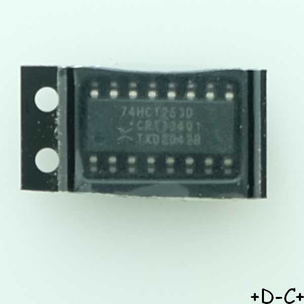 74HCT253D Multiplexer 1-Element CMOS 3-ST 8-IN SO-16 Nexperia RoHS