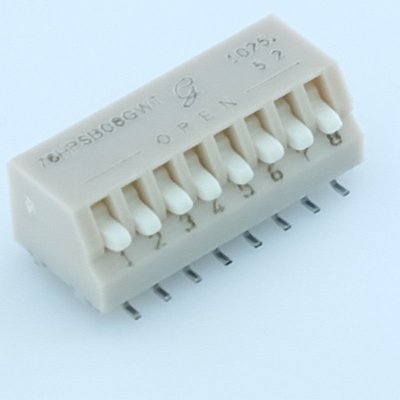 Dipswitch SMD piano 8 positions 90° Grayhill 76HPSB08GWT
