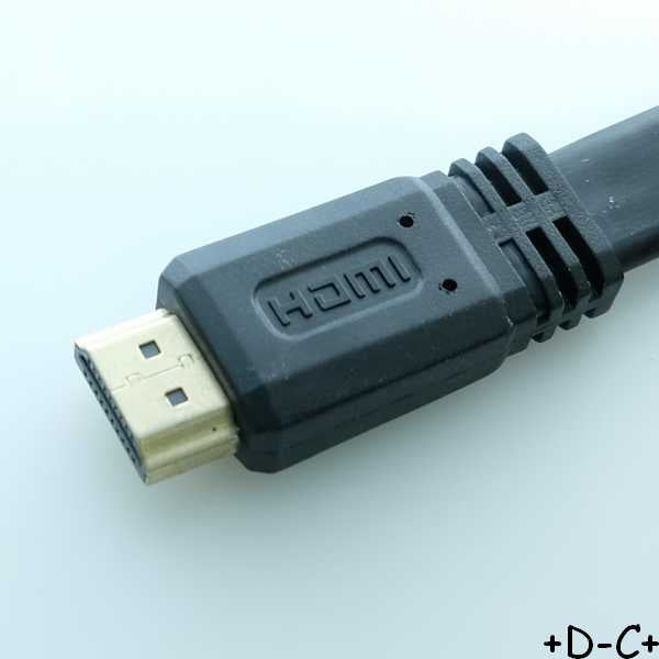 Cordon HDMI mâle vers HMDI mâle haute vitesse avec ethernet 1m50 plat
