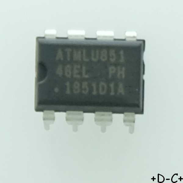 AT93C46E-PU Eeprom 1Kbit 64x16 bits série 3 fil 2MHz DIP-8 Microchip RoHS