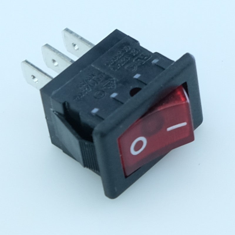 Commutateur à bascule Unipolaie 4A 250VAC 13x19mm rouge