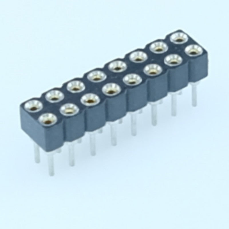 Barrette 2x8 broches pas2.54 100V 1A - Distri-Compo