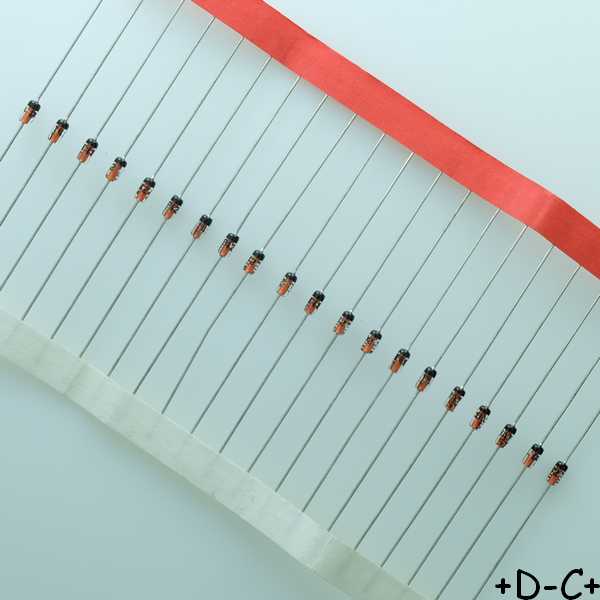 BAT48 Diode Schottky 40V 350mA DO-35 (lot de 20)