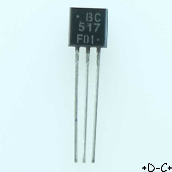 BC517G Transistor Darlington NPN 30V 1A 1500mW TO-92 ONS - Distri-Compo