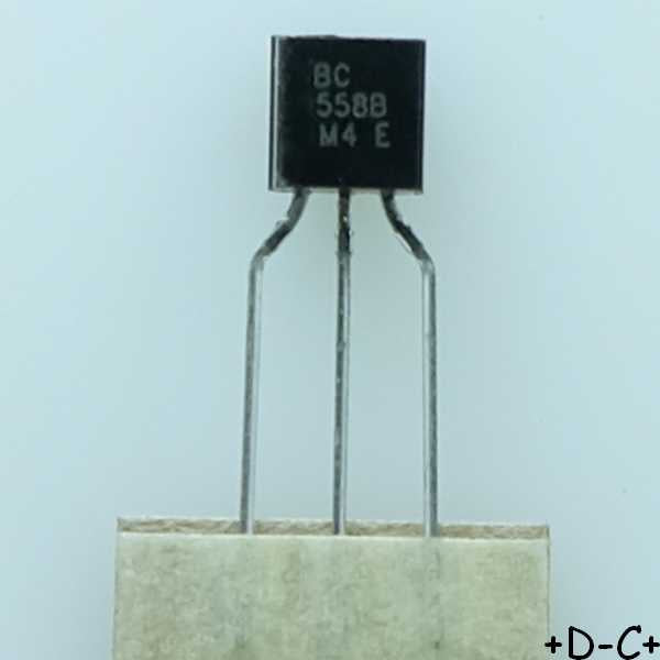 BC558B Transistor PNP 30V 100mA TO-92 Diotec RoHS