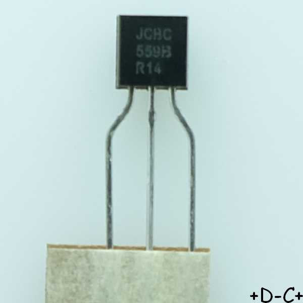 BC559B Transistor BJT PNP 30V 100mA 500mW TO-92 ONS RoHS