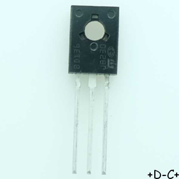BD136 Transistor BJT PNP 45V 1.5A 1250mW SOT-32 STM RoHS