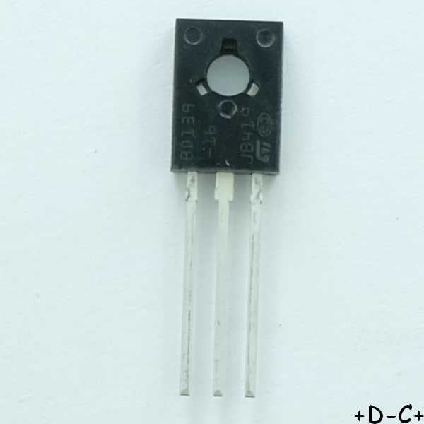 BD139 Transistor BJT NPN 80V 1.5A 1.25W TO-126 STM RoHS - Distri-Compo