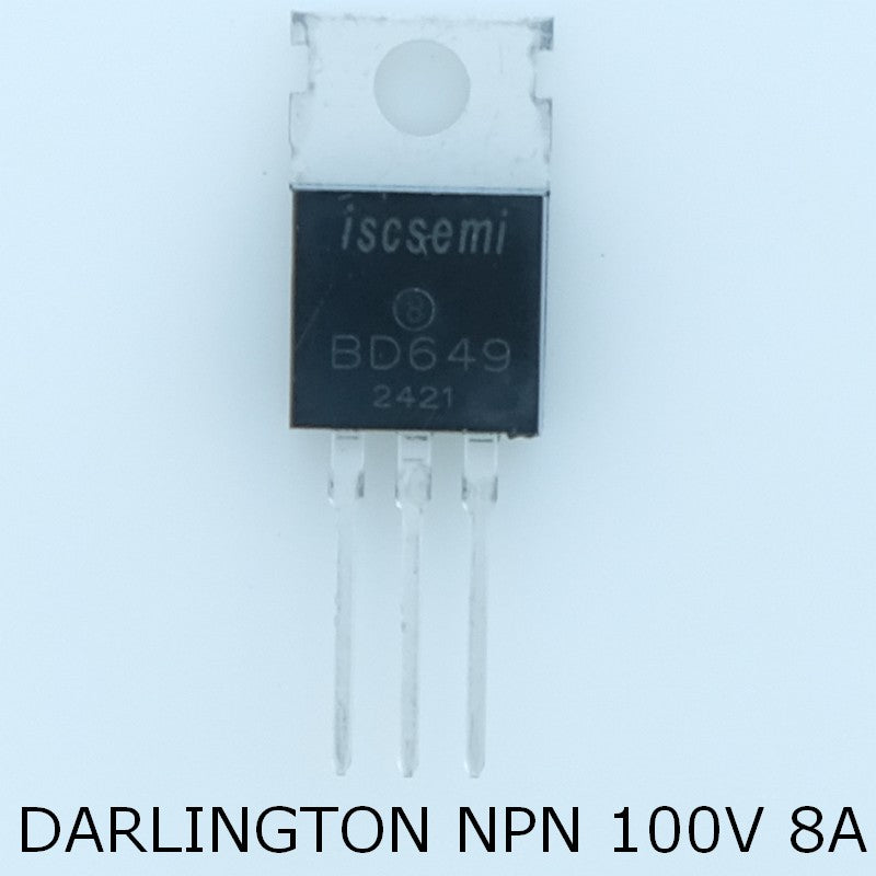 BD649 Transistor Darlington 100V 8A TO-220 Inchange