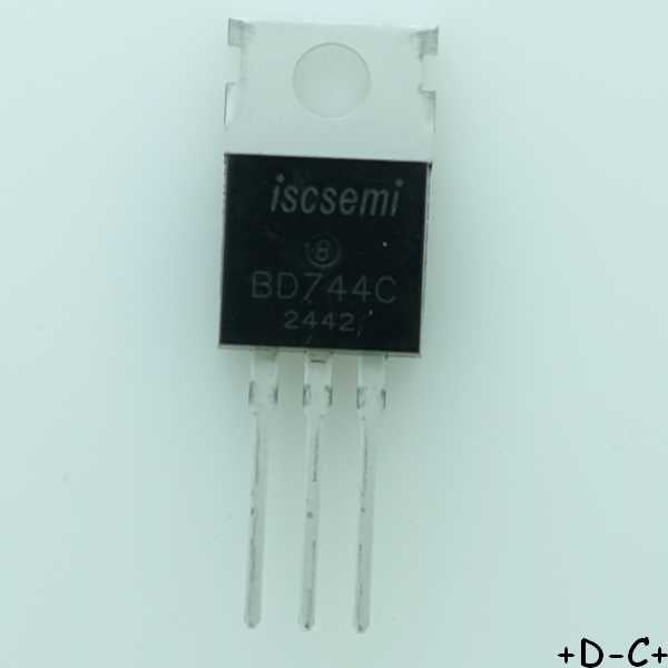 BD744C Transistor PNP 100V 15A TO-220 Inchange RoHS