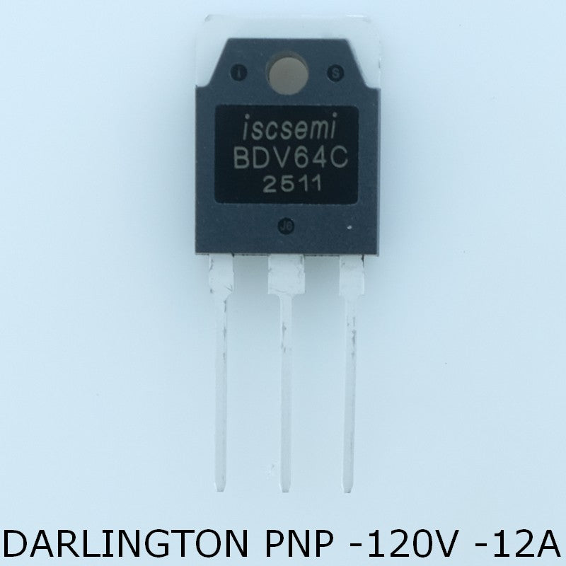 BDV64C Transistor Darlington PNP 120V 12A 125W SOT-93 Inchange