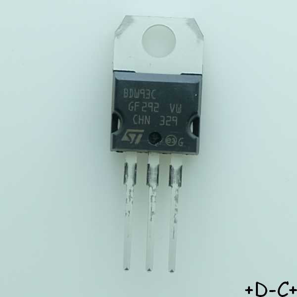 BDW93C Transistor NPN 100V 12A TO-220 STM RoHS