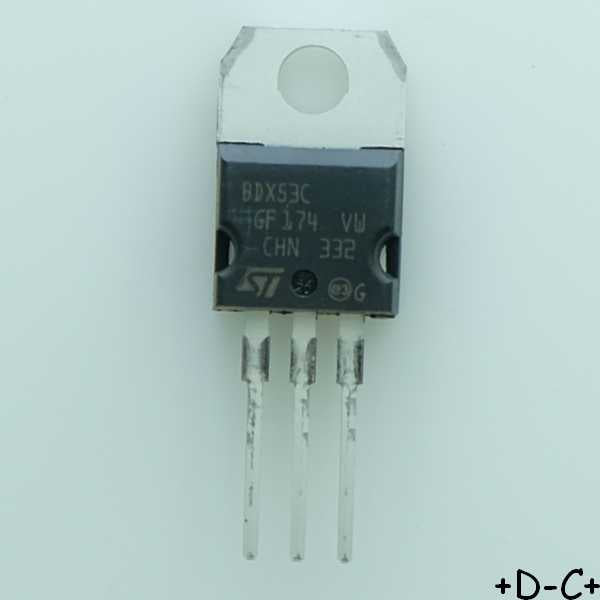 BDX53C Transistor NPN 100V 8A TO-220 STM RoHS