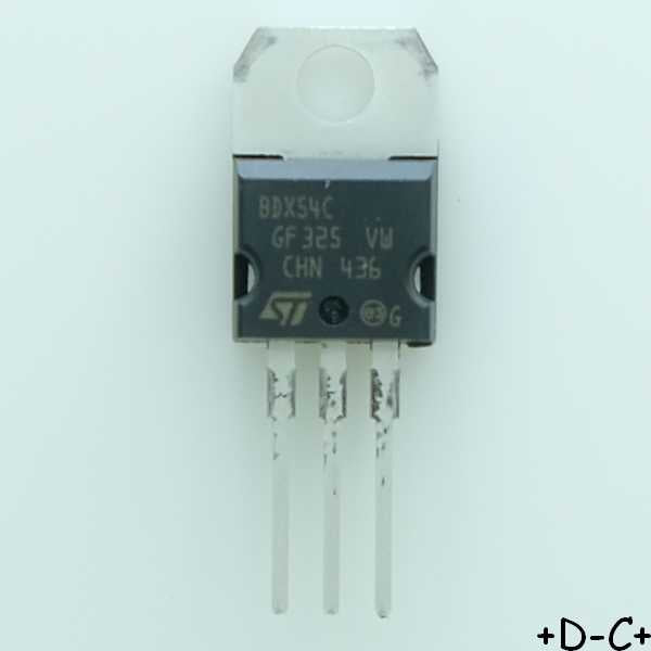 BDX54C Transistor PNP 100V 8A TO-220 STM RoHS