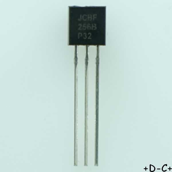 BF256B Transistor JFET NPN 30V 13mA TO-92 ONS RoHS