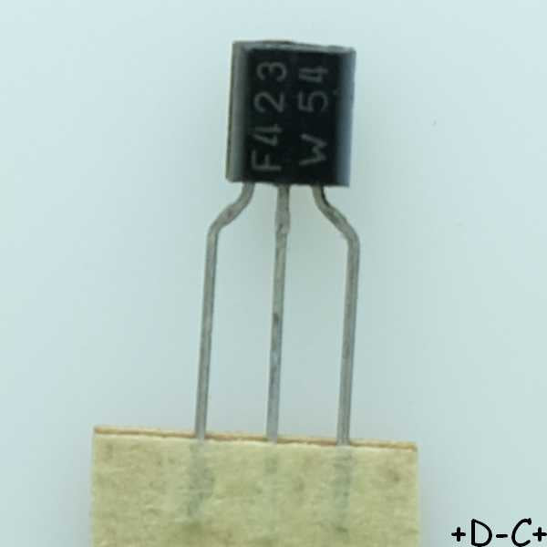 BF423 Transistor PNP 250V 50mA TO-92 Philips - Distri-Compo