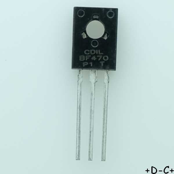 BF470 Transistor HF PNP 250V 30mA TO-126 CDIL RoHS