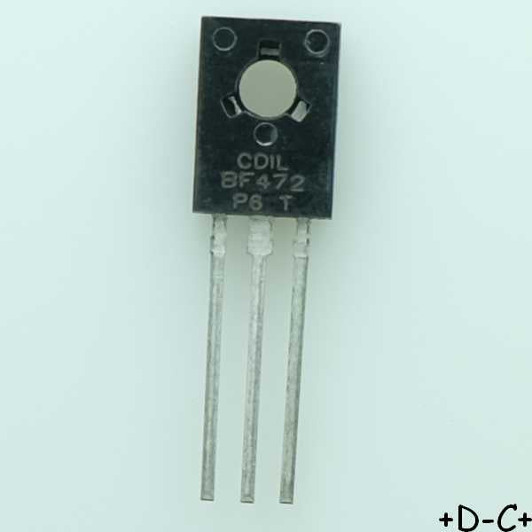 BF472 Transistor HF PNP 300V 30mA TO-126 CDIL