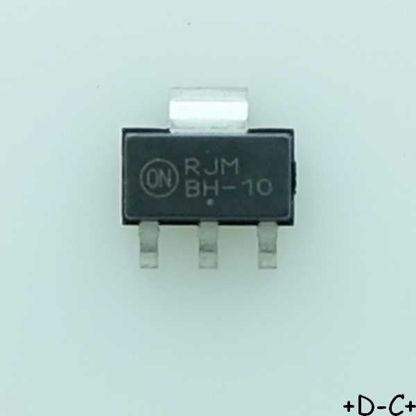 BCP56-10T3G Transistor BJT NPN 80V 1A 1500mW SOT-223 ONS BH-10 - Distri-Compo