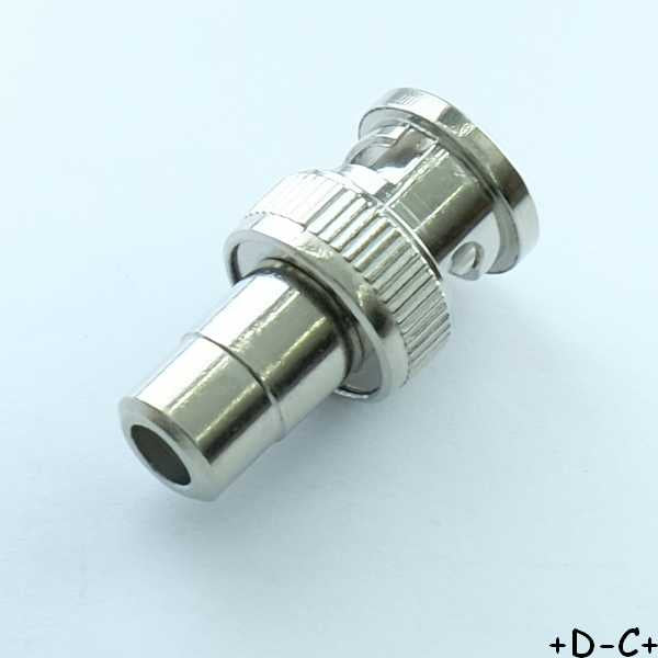 Adaptateur BNC male vers RCA femelle
