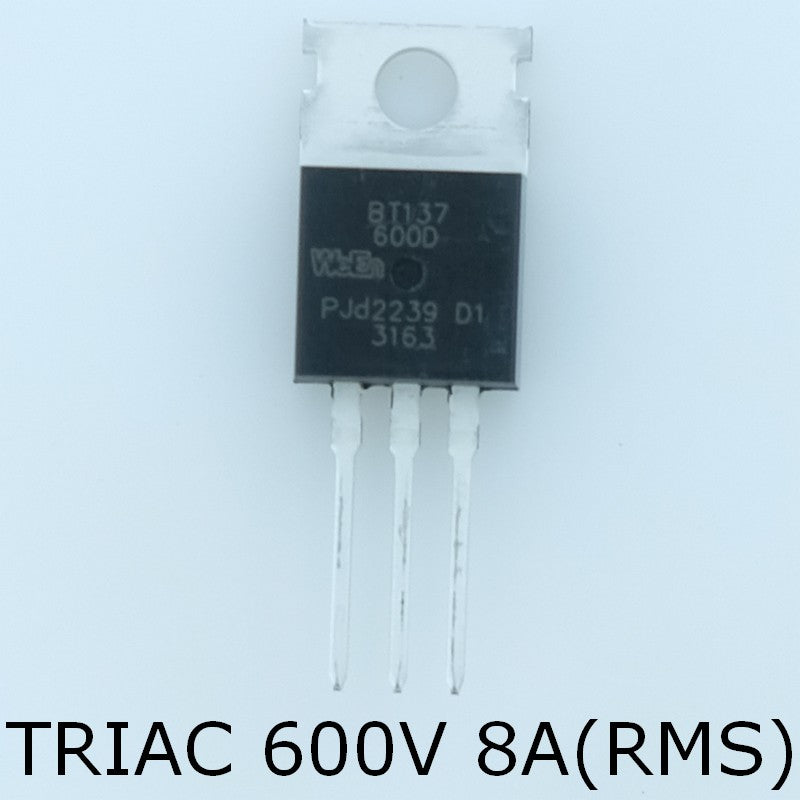 BT137-600D Triac 600V 8A(RMS) 71A TO-220AB WeEn - Distri-Compo