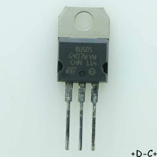 BU505 Transistor BJT NPN 700V 2.5A TO-220 STM